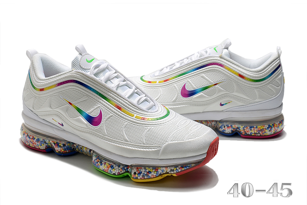 2020 Men Nike Air Max TN 97 White Rainbown